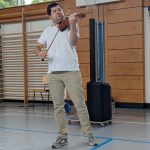 Musiker mit Geige